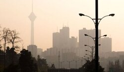 وضعیت هوای تهران نارنجی شد