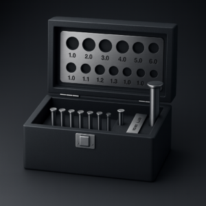 جعبه کنترل کیفی اندازه گیری قطر تیوپ پزشکی